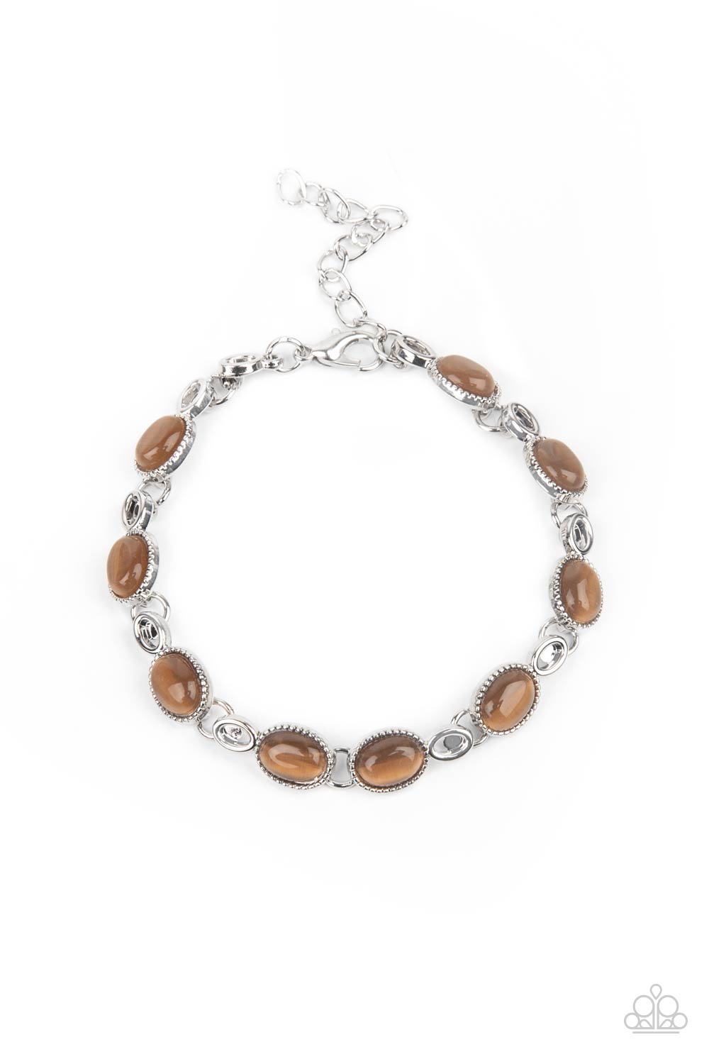 PAPARAZZI Blissfully Beaming - Brown Bracelet