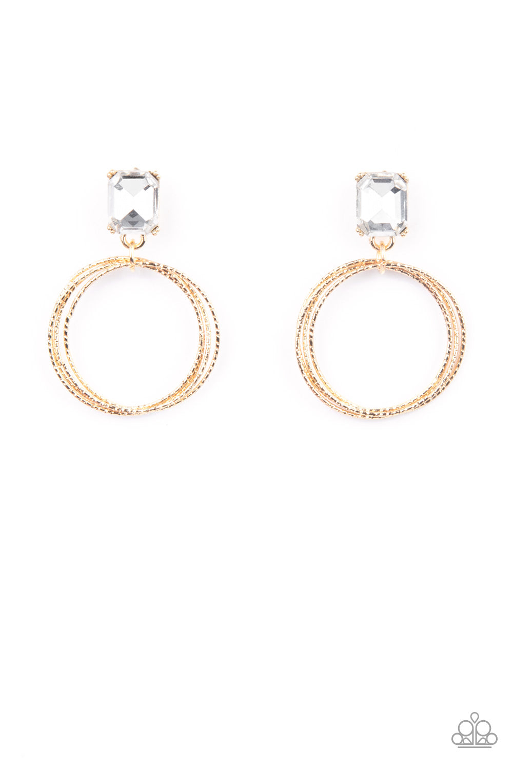 PAPARAZZI Prismatic Perfection - Gold Earrings