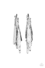 Load image into Gallery viewer, PAPARAZZI Pursuing The Plumes - Silver Earrings
