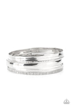 Load image into Gallery viewer, PAPARAZZI Gliding Gleam - Silver Bracelets
