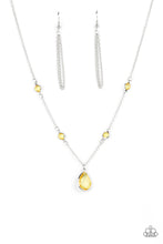 Load image into Gallery viewer, PAPARAZZI Romantic Rendezvous - Yellow NECKLACES
