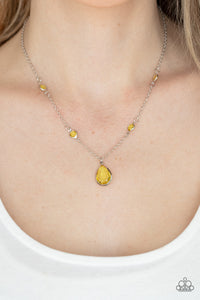 PAPARAZZI Romantic Rendezvous - Yellow NECKLACES