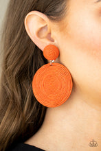 Load image into Gallery viewer, PAPARAZZI Circulate The Room - Orange Earrings
