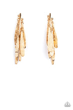 Load image into Gallery viewer, PAPARAZZI Pursuing The Plumes - Gold EARRINGS
