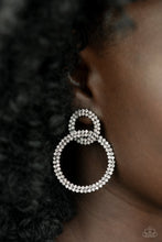 Load image into Gallery viewer, PAPARAZZI Intensely Icy - Black EARRINGS
