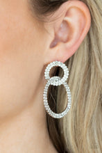 Load image into Gallery viewer, PAPARAZZI Intensely Icy - White EARRINGS
