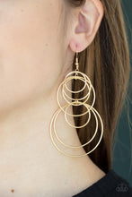 Load image into Gallery viewer, PAPARAZZI I Feel Dizzy - Gold Earrings
