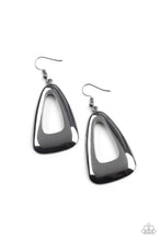 Load image into Gallery viewer, PAPARAZZI Irresistibly Industrial - Black Earrings
