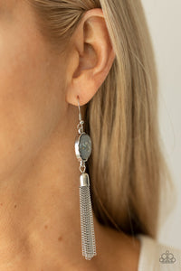 PAPARAZZI Oceanic Opalescence - Silver EARRINGS0