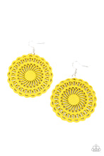 Load image into Gallery viewer, PAPARAZZI Island Sun - Yellow EARRINGS
