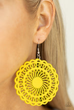 Load image into Gallery viewer, PAPARAZZI Island Sun - Yellow EARRINGS
