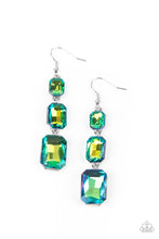 Load image into Gallery viewer, PAPARAZZI Cosmic Red Carpet - Green Earrings
