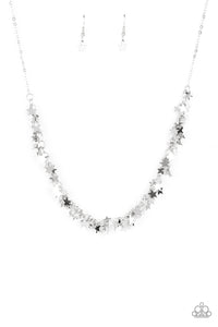 PAPARAZZI Starry Anthem - Silver Necklace