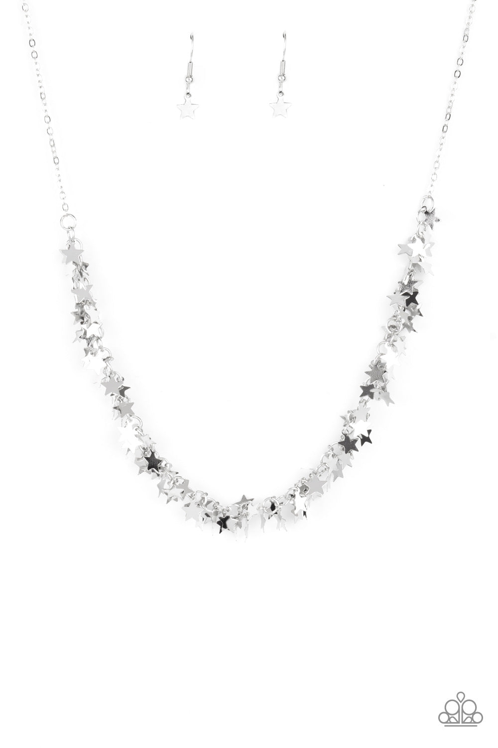 PAPARAZZI Starry Anthem - Silver Necklace