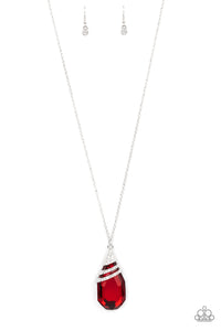 PAPARAZZI Demandingly Diva - Red Necklace