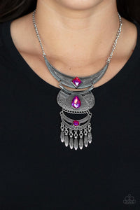 PAPARAZZI Lunar Enchantment - Pink NECKLACE