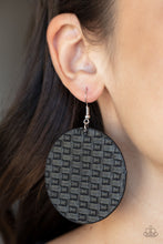 Load image into Gallery viewer, PAPARAZZI WEAVE Me Out Of It - Black Earrings
