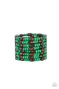 PAPARAZZI Tropical Nirvana - Green BRACELETS