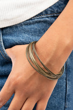 Load image into Gallery viewer, PAPARAZZI Suddenly Synced - Brass Bracelets
