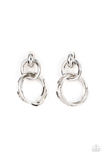 Load image into Gallery viewer, PAPARAZZI Dynamically Linked - Silver Earrings
