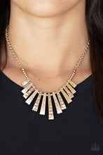 Load image into Gallery viewer, PAPARAZZI The MANE Course - Gold NECKLACES
