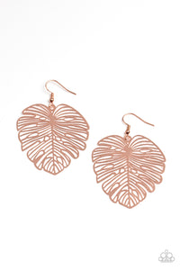 PAPARAZZI Palm Palmistry - Copper EARRINGS