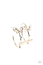 Load image into Gallery viewer, PAPARAZZI Full Out Flutter - Gold Earrings
