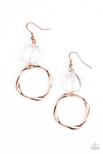 Load image into Gallery viewer, PAPARAZZI All Clear - Shiny Copper Earrings
