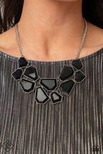 Load image into Gallery viewer, PAPARAZZI Double-DEFACED - Black Necklace
