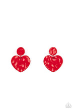 Load image into Gallery viewer, PAPARAZZI Just a Little Crush - Red Earrings
