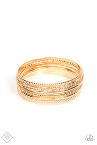 PAPARAZZI Circlet Circus - Gold BRACELETS