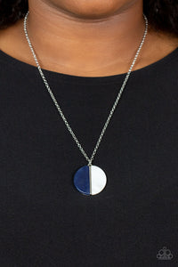 PAPARAZZI Elegantly Eclipsed - Blue NECKLACE