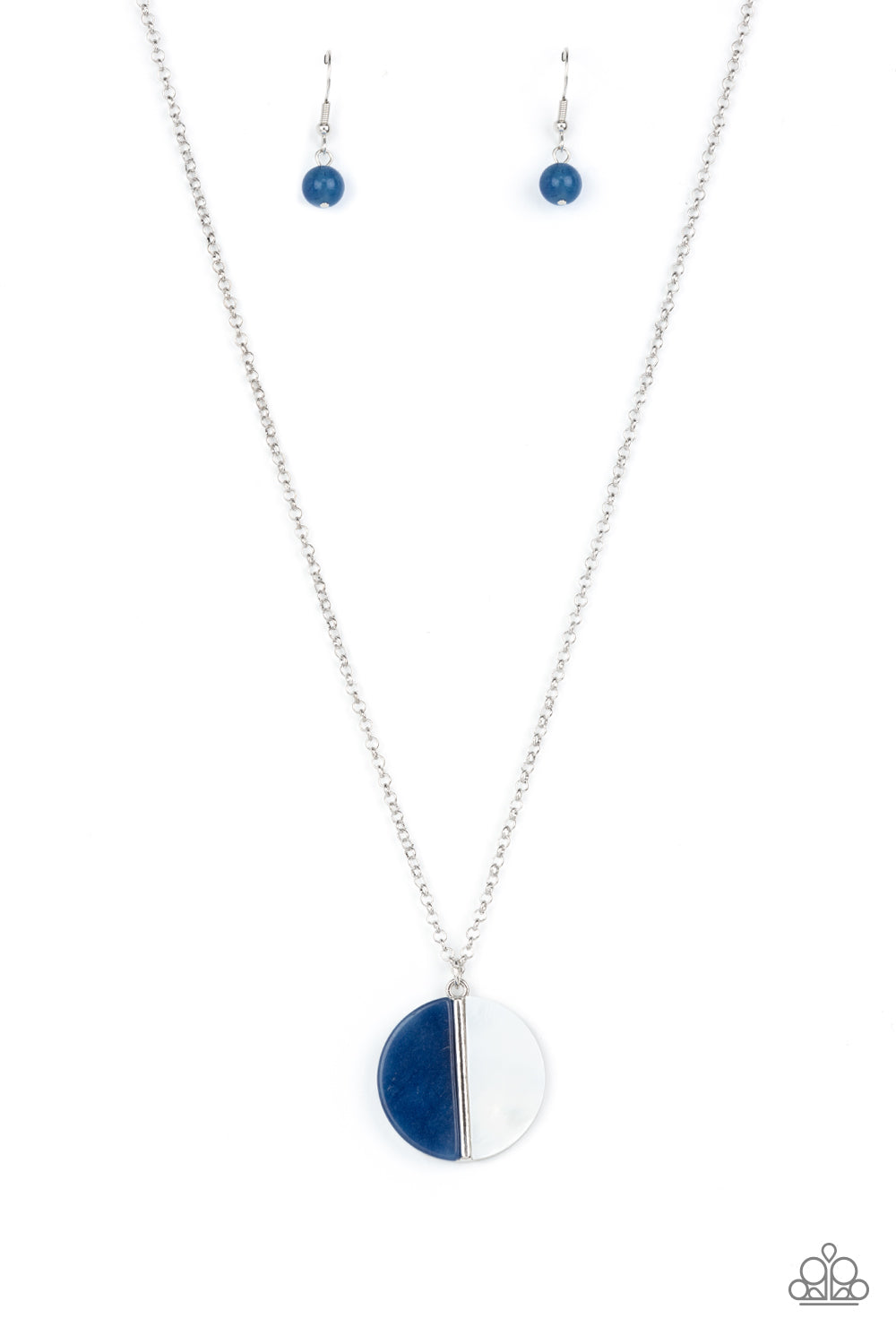 PAPARAZZI Elegantly Eclipsed - Blue NECKLACE