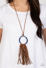 Load image into Gallery viewer, PAPARAZZI Namaste Mama - Blue Necklaces
