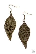 Load image into Gallery viewer, PAPARAZZI Leafy Luxury - Green Earrings
