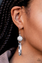 Load image into Gallery viewer, PAPARAZZI Standalone Sparkle - White EARRINGS
