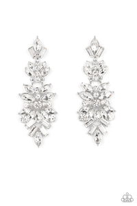 PAPARAZZI Frozen Fairytale - White EARRINGS