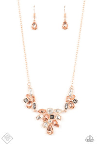 PAPARAZZI Completely Captivated - Rose Gold Necklace