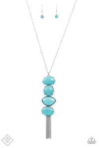 PAPARAZZI Hidden Lagoon - Blue NECKLACE