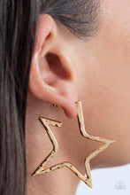 Load image into Gallery viewer, PAPARAZZI All-Star Attitude - Gold EARRINGS
