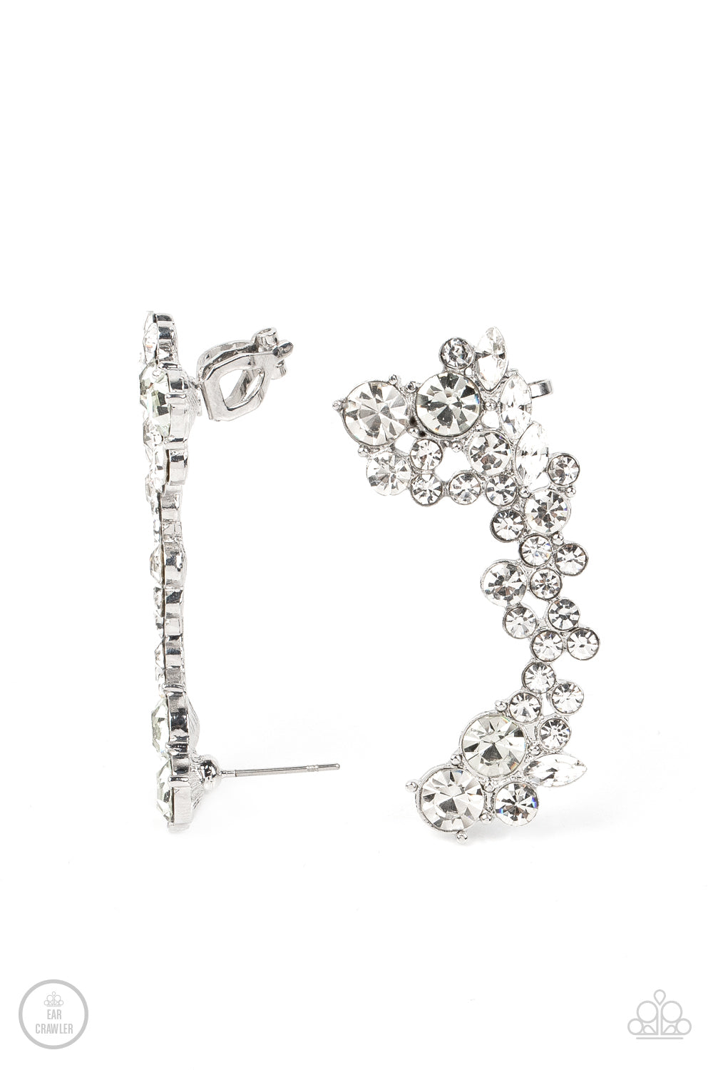 PAPARAZZI Astronomical Allure - White EARRING