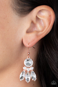 PAPARAZZI To have and to SPARKLE - Copper EARRINGS