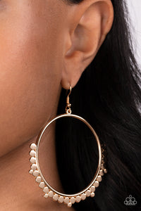 PAPARAZZI Ultra Untamable - Gold EARRINGS