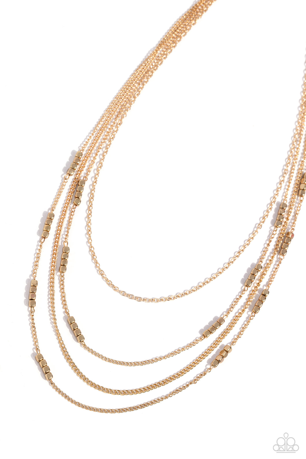 PAPARAZZI Metallic Monarch - Gold NECKLACES