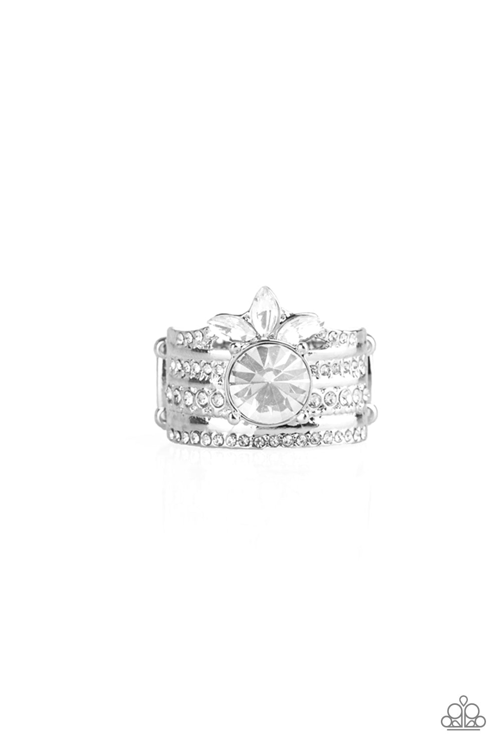 PAPARAZZI Dollar Bling - White 491