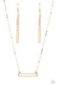 PAPARAZZI Devoted Darling - Gold NECKLACES