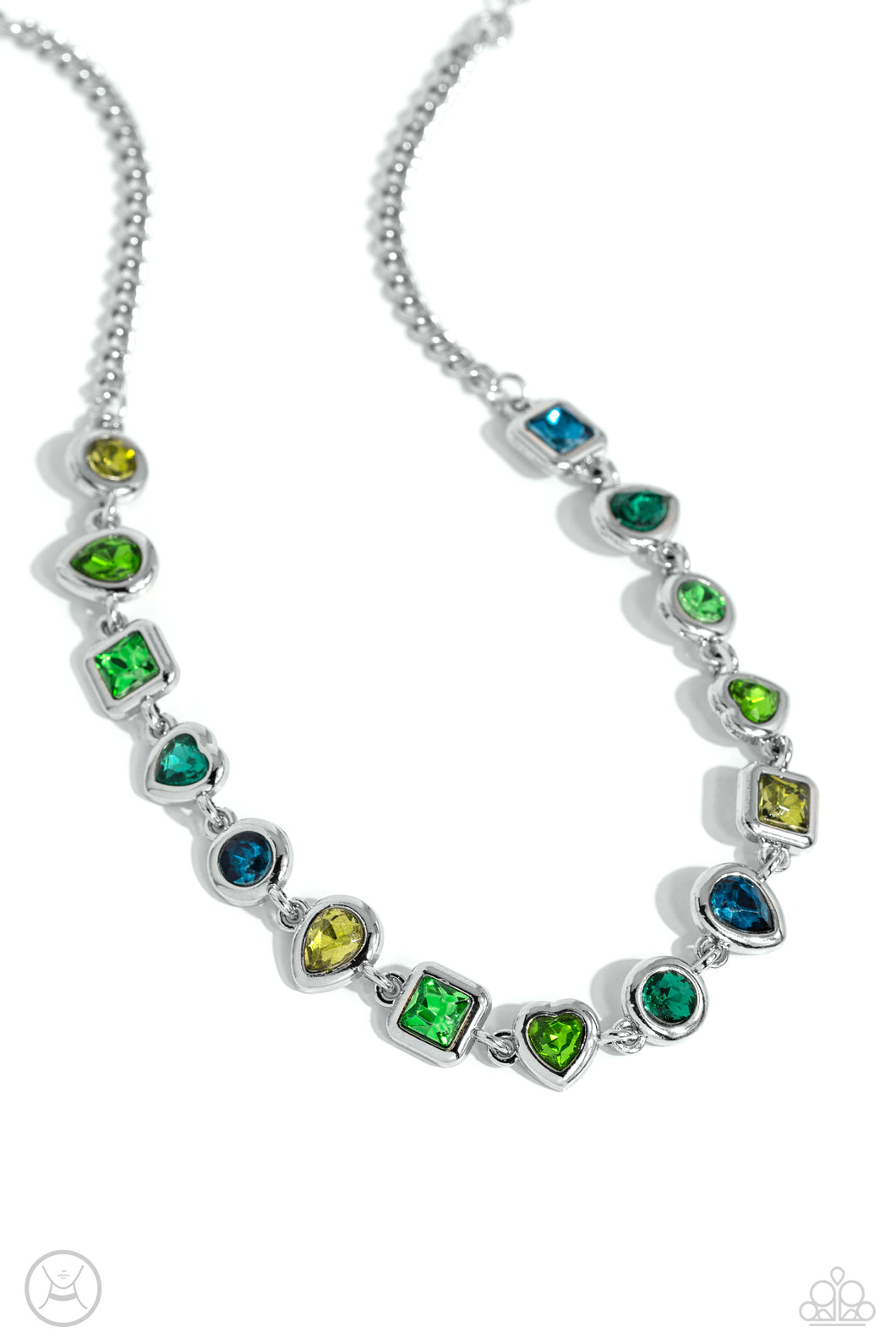 PAPARAZZI Abstract Admirer - Green CHOKER