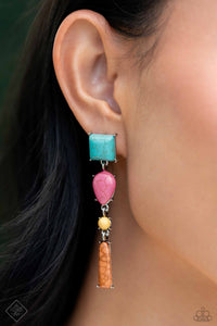 PAPARAZZI Saharan Sabbatical - Blue EARRINGS