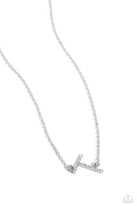 PAPARAZZI INITIALLY Yours - T - Multi NECKLACE