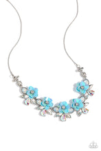 Load image into Gallery viewer, PAPARAZZI Ethereally Enamored - White/Blue NECKLACES
